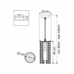 Подвесной светильник Lightstar Cristallo 795322 