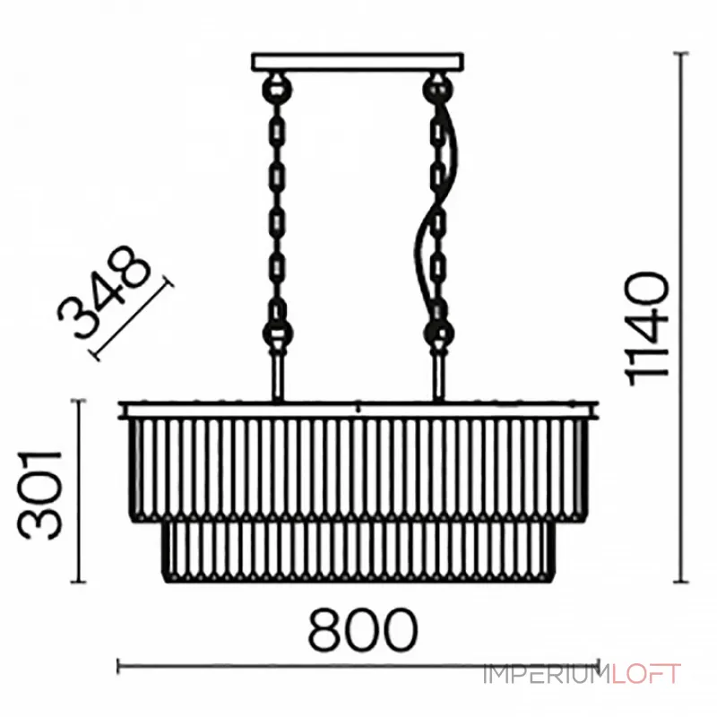 Подвесной светильник Maytoni Revero MOD085PL-08BS от ImperiumLoft