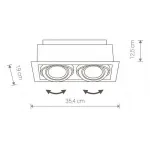 Встраиваемый светильник Nowodvorski Downlight 9574 от ImperiumLoft