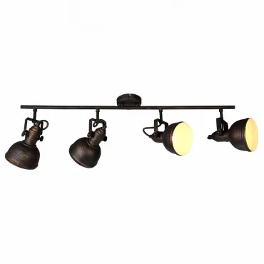 Спот Arte Lamp Martin A5215PL-4BR Цвет арматуры коричневый Цвет плафонов коричневый