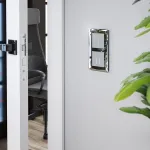 Выключатель сенсорый одноклавишный с подсветкой и функцией Wi-Fi, без рамки Werkel Серебряный W4510606 от ImperiumLoft