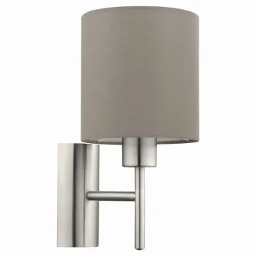 Бра Eglo ПРОМО Pasteri 94925 Цвет плафонов серый Цвет арматуры никель