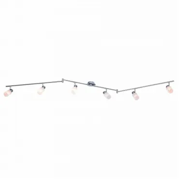 Спот Arte Lamp Cavalletta A4510PL-6SS Цвет арматуры серебро Цвет плафонов белый