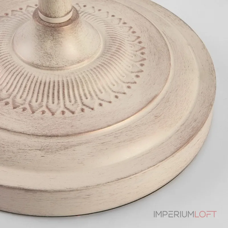 Торшер Eurosvet London 01081/1 белый с золотом Цвет арматуры золото Цвет плафонов кремовый от ImperiumLoft