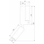 Бра с подсветкой Eurosvet Pitch 40020/1 LED черный от ImperiumLoft