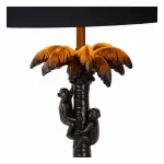 Настольная лампа декоративная Lucide Extravaganza Coconut 10505/81/30 Цвет плафонов черный Цвет арматуры золото от ImperiumLoft