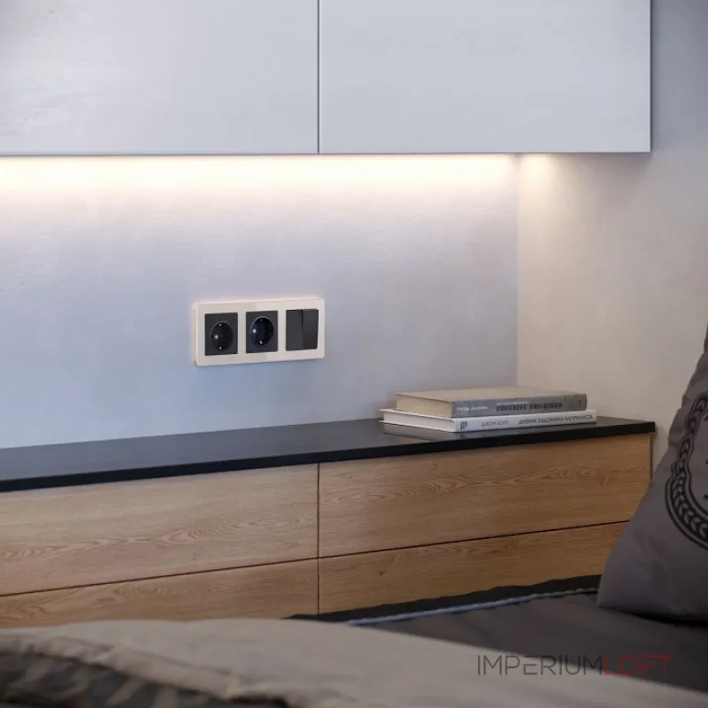 Рамка на 3 поста Werkel Acrylic айвори W0032743 от ImperiumLoft