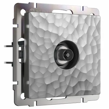 ТВ-розетка без рамки Werkel W1283006 (серебряный) Цвет арматуры серебро