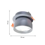 Встраиваемый светильник Favourite Astern 4512-1C от ImperiumLoft