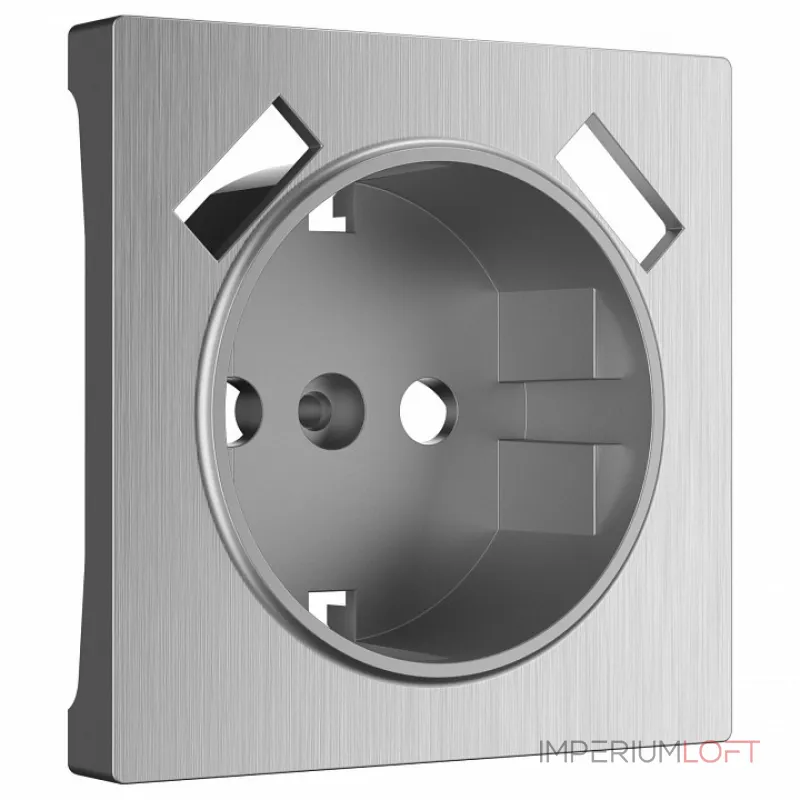 Накладка для розетки Werkel W117 W1179509 Цвет арматуры серебро от ImperiumLoft Накладка для розетки Werkel W117 W1179509 Цвет арматуры серебро от ImperiumLoft