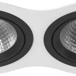Встраиваемый светильник Lightstar Intero 111 i936070707 Цвет арматуры черно-белый от ImperiumLoft