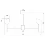 Люстра на штанге 60130/8  Smart