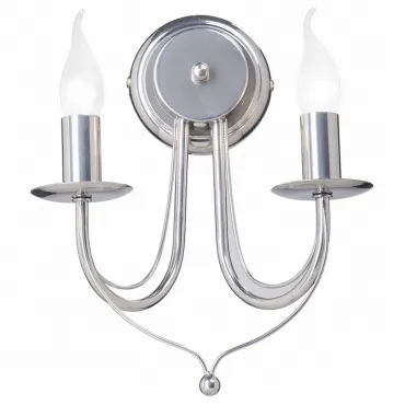 Бра Vitaluce 3716 V3716/2A Цвет арматуры хром Цвет плафонов серый