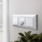 Выключатель проходной одноклавишный без рамки Werkel белый W1112001 от ImperiumLoft