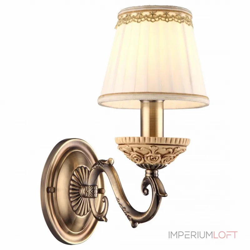 Бра Arte Lamp Cherish A9575AP-1AB Цвет арматуры бронза Цвет плафонов белый от ImperiumLoft Бра Arte Lamp Cherish A9575AP-1AB Цвет арматуры бронза Цвет плафонов белый от ImperiumLoft