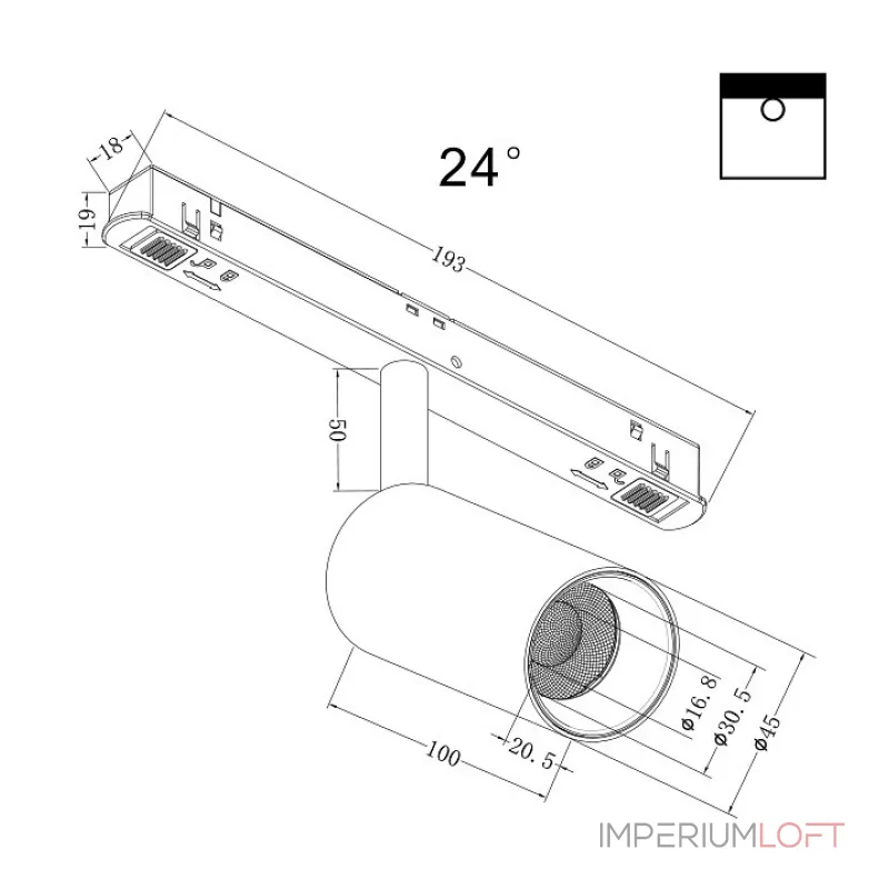 Светильник на штанге Maytoni Focus LED TR032-4-5W3K-S-DS-B от ImperiumLoft Светильник на штанге Maytoni Focus LED TR032-4-5W3K-S-DS-B от ImperiumLoft