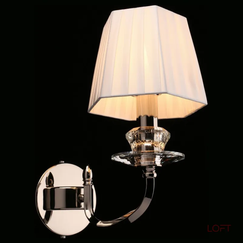 Бра Aployt Jula APL.707.01.01 Цвет арматуры хром Цвет плафонов белый от ImperiumLoft