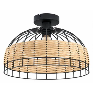 Накладной светильник Eglo Anwick 43398 Цвет плафонов коричневый Цвет арматуры черный