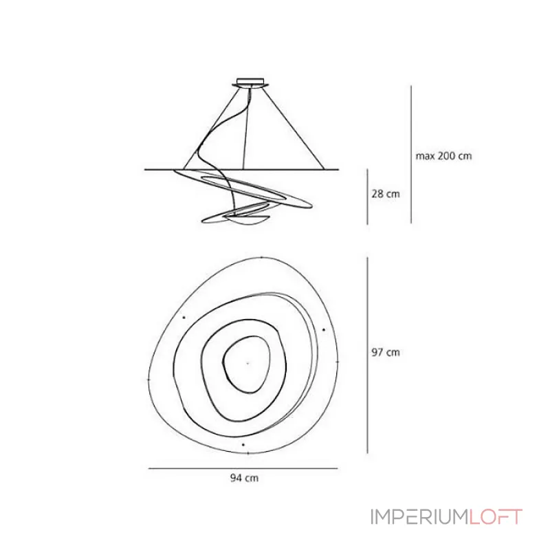 Подвесной светильник Artemide 1239010A