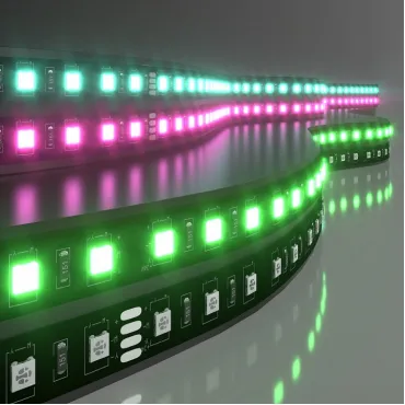 Лента светодиодная [5 м] Elektrostandard 24V 60Led 14,4W IP20 Black 5050 24V 60Led 14,4W IP20 RGB Black