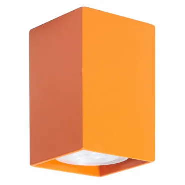 Накладной светильник TopDecor Tubo 6 SQ Tubo6 SQ P1 17 Цвет арматуры оранжевый Накладной светильник TopDecor Tubo 6 SQ Tubo6 SQ P1 17 Цвет арматуры оранжевый