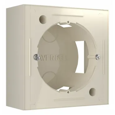 Короб накладной для розетки Werkel слоновая кость W8000003 Короб накладной для розетки Werkel слоновая кость W8000003