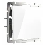 Выключатель проходной одноклавишный без рамки Werkel белый W1112001 от ImperiumLoft