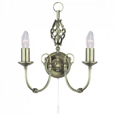 Бра Arte Lamp Zanzibar A8392AP-2AB Цвет арматуры бронза Цвет плафонов прозрачный Бра Arte Lamp Zanzibar A8392AP-2AB Цвет арматуры бронза Цвет плафонов прозрачный
