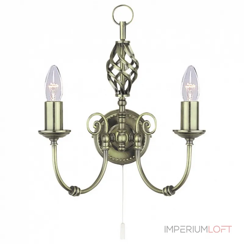 Бра Arte Lamp Zanzibar A8392AP-2AB Цвет арматуры бронза Цвет плафонов прозрачный от ImperiumLoft Бра Arte Lamp Zanzibar A8392AP-2AB Цвет арматуры бронза Цвет плафонов прозрачный от ImperiumLoft
