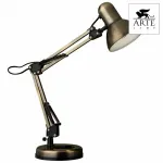 Настольная лампа офисная Arte Lamp Junior A1330LT-1AB Цвет арматуры бронза Цвет плафонов бронза от ImperiumLoft