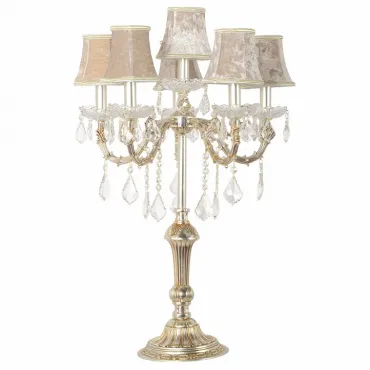 Настольная лампа декоративная Dio D’Arte Lucca Lucca E 4.1.5.600 CG Цвет плафонов кремовый Цвет арматуры золото