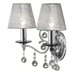 Бра markslojd Grensholm 102441 Цвет арматуры хром Цвет плафонов серый от ImperiumLoft