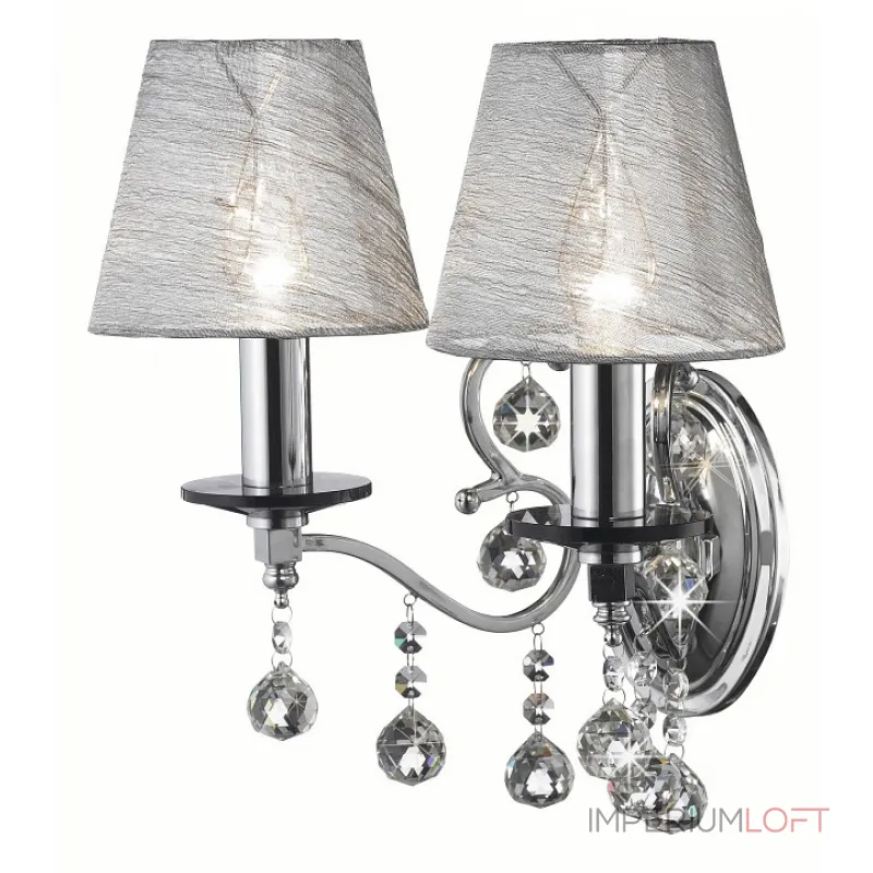 Бра markslojd Grensholm 102441 Цвет арматуры хром Цвет плафонов серый от ImperiumLoft Бра markslojd Grensholm 102441 Цвет арматуры хром Цвет плафонов серый от ImperiumLoft