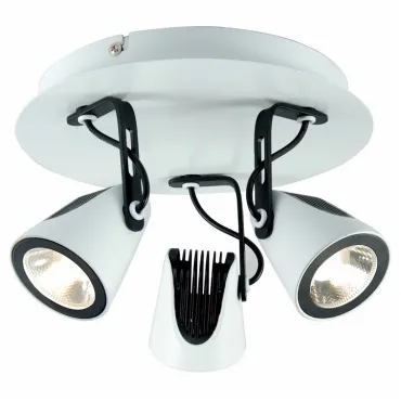 Спот Lussole Merano LSN-4101-03 Цвет арматуры черно-белый