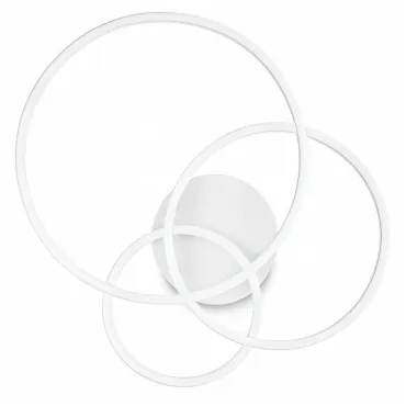 Накладной светильник Ideal Lux Frame FRAME PL CERCHIO BIANCO Цвет плафонов белый Накладной светильник Ideal Lux Frame FRAME PL CERCHIO BIANCO Цвет плафонов белый