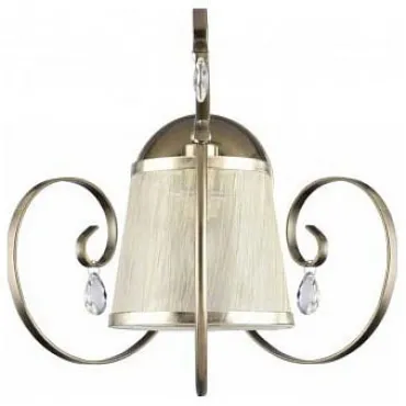 Бра Freya Simone FR2020-WL-01-BZ Цвет плафонов коричневый Цвет арматуры бронза