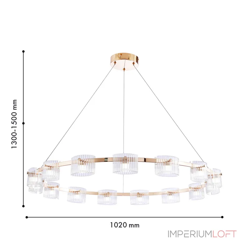 Подвесная люстра Favourite Ori 4248-15P от ImperiumLoft Подвесная люстра Favourite Ori 4248-15P от ImperiumLoft