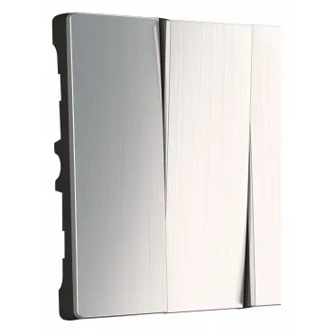 Клавиши для выключателя трехклавишного Werkel Глянцевый никель W1139002 Цвет арматуры никель Клавиши для выключателя трехклавишного Werkel Глянцевый никель W1139002 Цвет арматуры никель