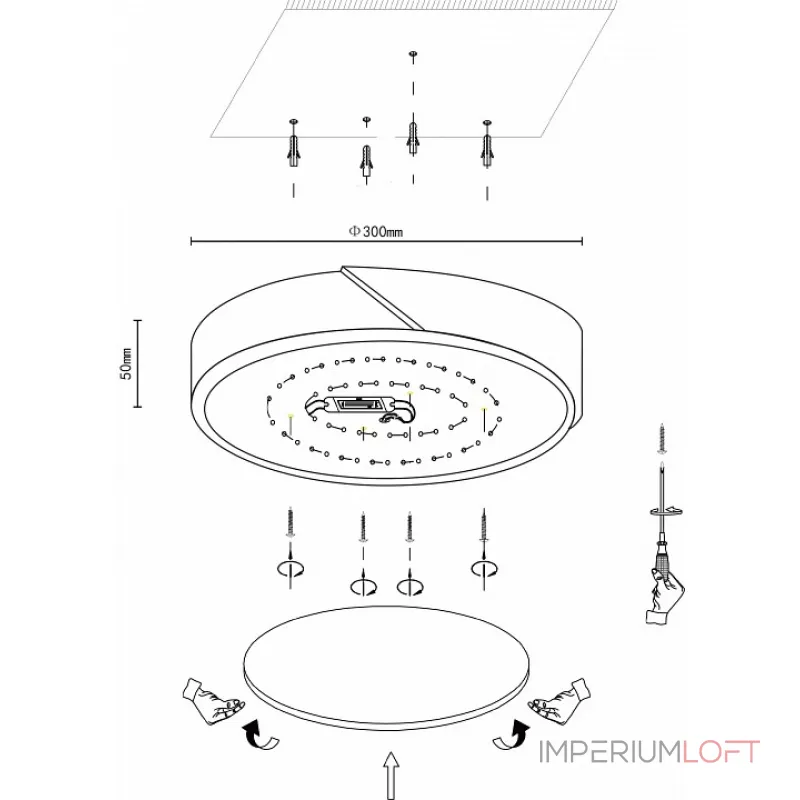 Потолочный светильник Velante Velante 445-407-01