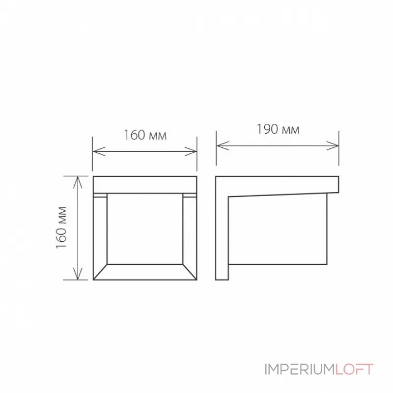 Накладной светильник Elektrostandard Shelter 1540 Techno Shelter Grit от ImperiumLoft