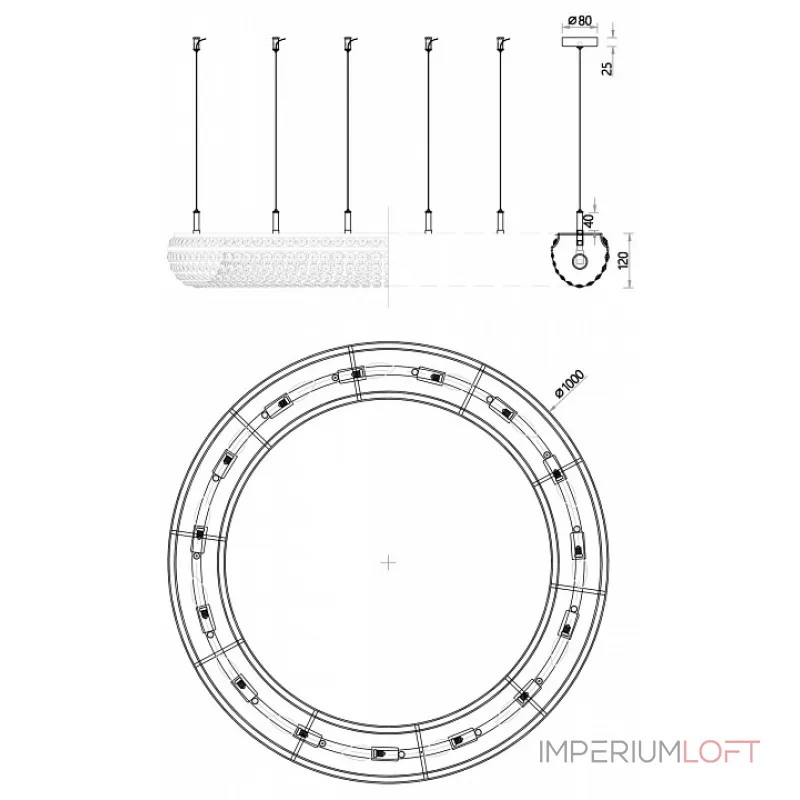 Подвесная люстра Favourite Monilibus 4015-15P
