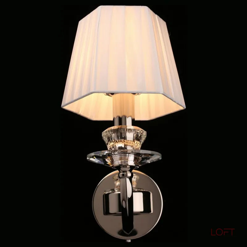 Бра Aployt Jula APL.707.01.01 Цвет арматуры хром Цвет плафонов белый от ImperiumLoft