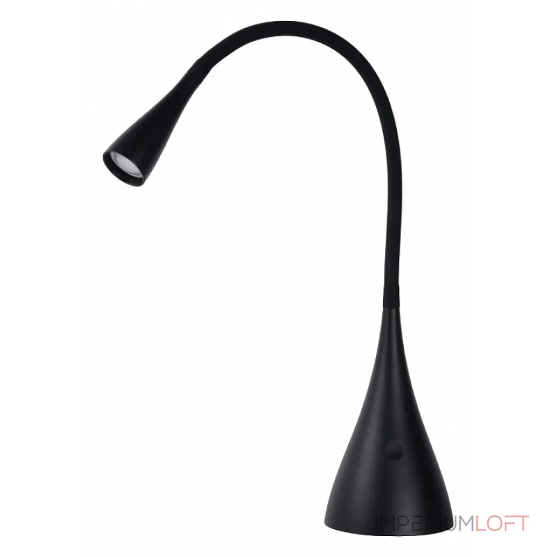 Настольная лампа офисная Lucide Zozy 18656/03/30 Цвет плафонов черный Цвет арматуры черный от ImperiumLoft