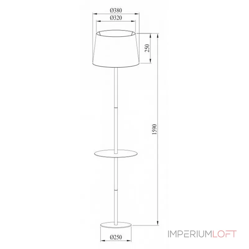 Торшер с полкой Arte Lamp Connor A2102PN-1WH Цвет плафонов белый Цвет арматуры белый от ImperiumLoft Торшер с полкой Arte Lamp Connor A2102PN-1WH Цвет плафонов белый Цвет арматуры белый от ImperiumLoft