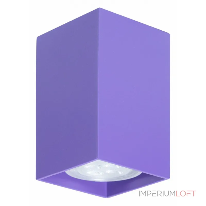 Накладной светильник TopDecor Tubo 6 SQ Tubo6 SQ P1 22 Цвет арматуры фиолетовый от ImperiumLoft Накладной светильник TopDecor Tubo 6 SQ Tubo6 SQ P1 22 Цвет арматуры фиолетовый от ImperiumLoft