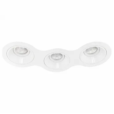 Встраиваемый светильник Lightstar Domino D696060606 цвет арматуры белый