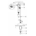 Подвесной светильник Sassari 6905Z Globo