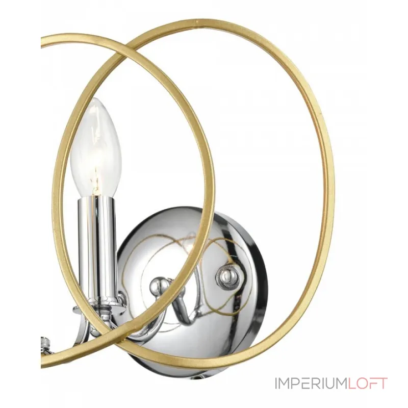 Бра Vele Luce Vita VL4234W01 Цвет арматуры хром Цвет плафонов золото от ImperiumLoft Бра Vele Luce Vita VL4234W01 Цвет арматуры хром Цвет плафонов золото от ImperiumLoft