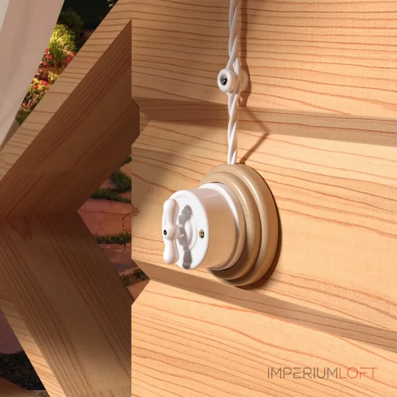 Изолятор керамический Werkel Ретро W6431301 (белый) от ImperiumLoft