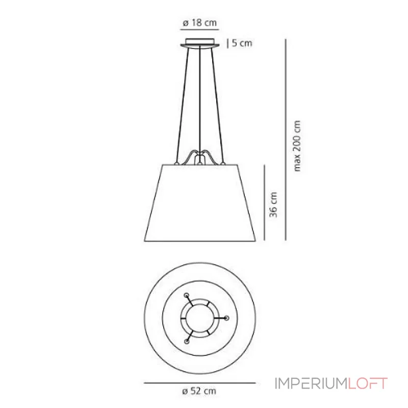 Подвес Artemide 0782010A от ImperiumLoft
